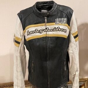 Harley Davidson 1903 Black Riding Leather Jacket